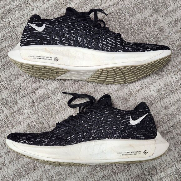 Nike womens Pegasus Turbo Next Black White DM3414-001 running shoes size 8.5 - Picture 6 of 10